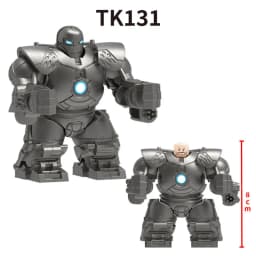 New Product TK131 Iron Tyrant Mechanical Armor Assembly Building Blocks, Man Zai Pendant Model Toy, Christmas