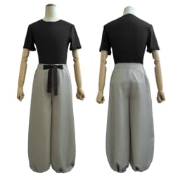 HOLOUN Jujutsu JJK Manga Anime Fushiguro Toji Cosplay Costume Wig T-shirt Pants Rose Net Halloween Christmas Gift