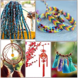 50M/Roll 0.8mm Nylon Cord Satin String Beading Thread Chinese Knot Cord for Macrame Bracelets Jewelry Making Christmas Ornament