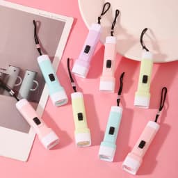 10-30 Pcs Cute Candy Color Glowing Flashlight Children Birthday Wedding Party Gift Halloween Christmas Gift Decoration Gift Pack