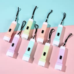 10-30 Pcs Cute Candy Color Glowing Flashlight Children Birthday Wedding Party Gift Halloween Christmas Gift Decoration Gift Pack
