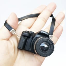Sound And Light Simulated Digital Camera Retro Phase Pendant, Necklace Punk Flash Jewelry Key Halloween Christmas Gifts