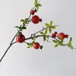 New Artificial Pomegranate Long Branch 6-Fruit Artificial Fruits Flowers For Home Wedding Party Table Decoration Christmas Decor