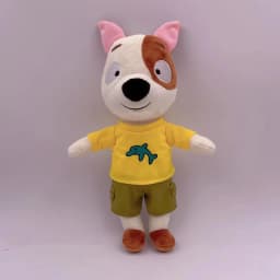 Anime Pip and Posy Plush Doll Cartoon Soft Stuffed Animal Rabbit Mouse Plushie  Toys Birthday Christmas Gifts for Kids Boys Girl