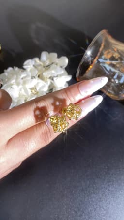 Gold Plated Bohemia Bride Earrings Luxury Dubai Jewelry for Women Wedding Valentine Anniversary Birthday Christmas Gift