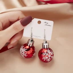 Luxury Sparking Crystal Snowflake Earrings For Women Shiny Zircon Imitation Pearl Earring Christmas New Year Party Jewelry Gifts