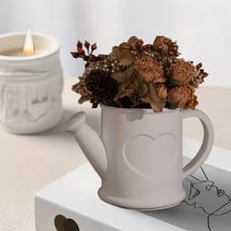 4pcs Mold Set for DIY Heart-Shaped Watering Cans, Planters, and Candle Jars Made from Cement, Plaster, and Resin - Christmas Dec