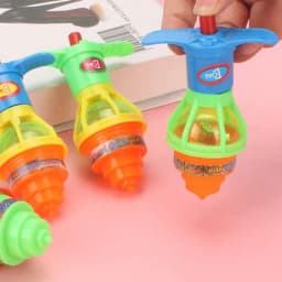 10-20PC Glow Rotating Gyro Kid Toys Birthday Party Favor Gifts Kindergarten Guest Giveaways Christmas Gift Kids Gift Bag Fillers