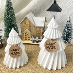 2pcs DIY Resin Molds for Christmas Tree Ornaments - Silicone Candle, Plaster, and Resin Crafting Molds with Festive Snowflake