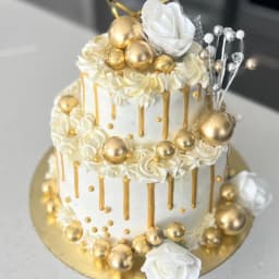 85g Mini Gold Ball Cake Topper Cake Decorations for Cupcakes Cake Ice Cream Christmas Birthday Babyshower Wedding Decorations