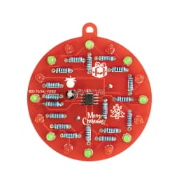 DIY Electronic Kit NE555 Red And Green LED Christmas Tree Decoration Flashing Light Electronic Component Fun Soldering DC 3V