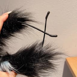 1pcs Cat ear headband Cute plush hairband Holiday dress up Christmas animal Ear hoop Children's hair accessories