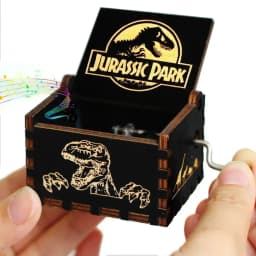 2026 HOT Commemorative Music Box Hand Crank Holiday Gift Christmas Gift Wooden Simpson Music Box Pink Panther Music Box