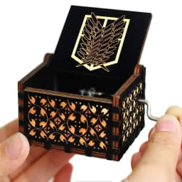 2026 HOT Commemorative Music Box Hand Crank Holiday Gift Christmas Gift Wooden Simpson Music Box Pink Panther Music Box