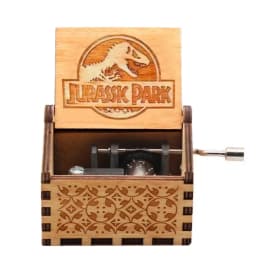 2026 HOT Commemorative Music Box Hand Crank Holiday Gift Christmas Gift Wooden Simpson Music Box Pink Panther Music Box