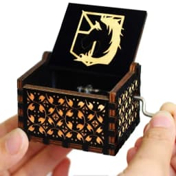 2026 HOT Commemorative Music Box Hand Crank Holiday Gift Christmas Gift Wooden Simpson Music Box Pink Panther Music Box