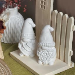 Resin Silicone Mold 3D Santa Claus Silicone Mold Hugging Tree Santa Claus and Hugging Snowflake Santa Claus Mold Christmas