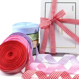 10Yards 6/10/15/20/25mm Gingham Ribbons Polyester Grid Ribbons For Wedding Party Christmas Gifts Wrapping Home Decor Accessories