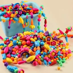 Children's DIY Bead Girl Jewelry Accessory Making Kit, Creative Necklace, Bracelet and Ring DIY Ideal Christmas and Birthday Gif