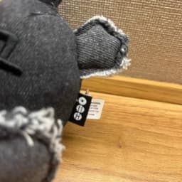 10cm Kawaii In Stock Black Denim Ball Peripheral Plush Keychains Coal Stove Pendant Plush Toy Christmas Birthday Gift For Fans