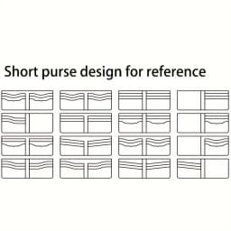 13Pcs/Set Universal Short Clip Wallet Pattern Stencil DIY Leather Sewing Template Kit for Handmade Wallet Making Christmas Gift