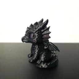 3D Printed Dragon Cub Statue - Mini Dragon Baby Sculpture, Dragon Decorative Ornament, Multifunctional Room Decoration, Desktop Decoration, No Electricity Required, Christmas, Halloween, Easter, Thanksgiving, New Year Decorations, Autumn Home Decor Collectible Statue