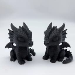 3D Printed Dragon Cub Statue - Mini Dragon Baby Sculpture, Dragon Decorative Ornament, Multifunctional Room Decoration, Desktop Decoration, No Electricity Required, Christmas, Halloween, Easter, Thanksgiving, New Year Decorations, Autumn Home Decor Collectible Statue