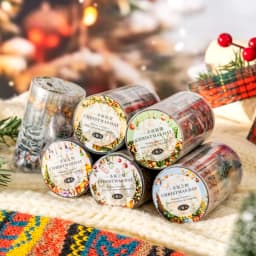 65mm * 2m/roll Christmas Eve Series PET Sticker Creative DIY Handmade Scrapbook Diary Aesthetics Stationery Sticker Masking Tape