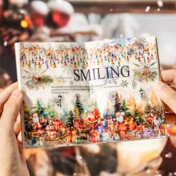 65mm * 2m/roll Christmas Eve Series PET Sticker Creative DIY Handmade Scrapbook Diary Aesthetics Stationery Sticker Masking Tape