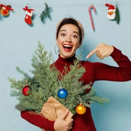 10pcs Artificial Pine Branches - Extra Long 13.5-Inch Fake Pine Tree Limbs with Lush Green Needles, Heavy-Duty Plastic Christmas