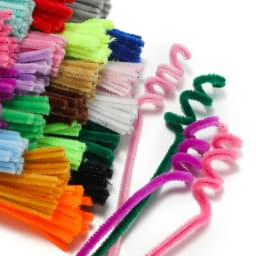 50pcs 30cm Colorful Chenille Stems Pipe Cleaners Plush Stem Wired Sticks Twist Stick Strip DIY Christmas Craft Jewelry Making