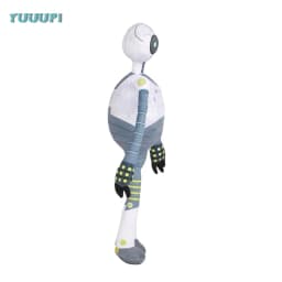 The Wild Robot Plush Roz, 16.9" Plushies Toy for Fans Gift, Soft Stuffed Robot Pillow Home Decor, Funny Birthday Christmas Gifts
