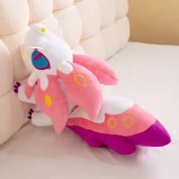 42cm Monster Hunter Mizutsune‌ Fox Plush Stuffed Dolls Soft Pillow Plushie Animal Toy Kawaii Cute Toy Kids Christmas Gift