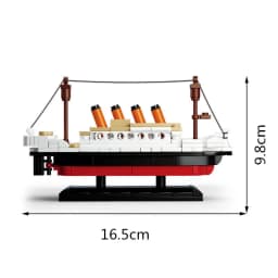 City Series Classic Titanic Ship Small Set Boat Building Blocks DIY Creative Bricks Set Model Toys for Children Christmas Gift