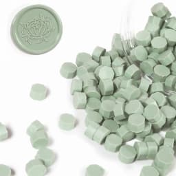 100pcs/bag Octagonal Sealing Wax Beads for Wax Stamps is Suitable for Wedding Invitations, Envelope Cards, Christmas Gift