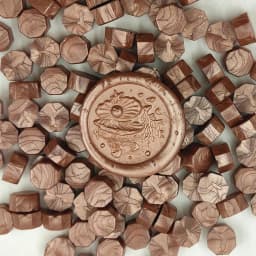 100pcs/bag Octagonal Sealing Wax Beads for Wax Stamps is Suitable for Wedding Invitations, Envelope Cards, Christmas Gift