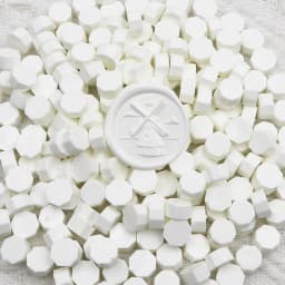 100pcs/bag Octagonal Sealing Wax Beads for Wax Stamps is Suitable for Wedding Invitations, Envelope Cards, Christmas Gift