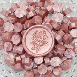 100pcs/bag Octagonal Sealing Wax Beads for Wax Stamps is Suitable for Wedding Invitations, Envelope Cards, Christmas Gift