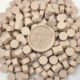 100pcs/bag Octagonal Sealing Wax Beads for Wax Stamps is Suitable for Wedding Invitations, Envelope Cards, Christmas Gift