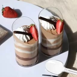 10/20PCS Disposable Slanted Cups Plastic Dessert Cups Ice-Cream Mousse Jelly Dessert Cups with Spoon Christmas Birthday Party