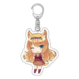 6CM Anime Nekopara Acrylic Keychain Model Cosplay Characters Ornament Accessories Goods Christmas Collection Gifts