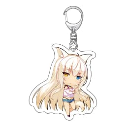 6CM Anime Nekopara Acrylic Keychain Model Cosplay Characters Ornament Accessories Goods Christmas Collection Gifts