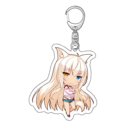 6CM Anime Nekopara Acrylic Keychain Model Cosplay Characters Ornament Accessories Goods Christmas Collection Gifts
