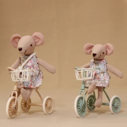 Miniature Iron Tricycle — Realistic Outdoor Bicycle, BJD/OB11 Accessory, Christmas, Thanksgiving, Graduation Gift, Home Decor
