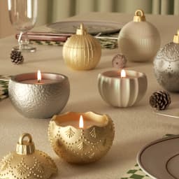 Christmas Twinkle Bauble Candle Jar Silicone Molds for Concrete Jesmonite Cement Reusable Candle Refill Mould DIY Xmas Gifts