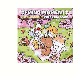 28 Pages Cutie Japan Style Coloring Book for Adult | Colouring Book, Drawing Supplies for Christmas, Thanksgiving