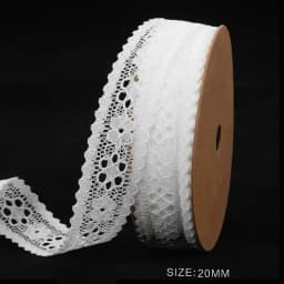 5 Meters Lace Ribbon White Fabric for Gift wrapping Christmas Wedding Decor DIY Crafts Elastic free lace Sewing accessories