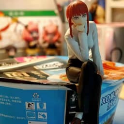 14cm Hot Anime Chainsaw Man Figure Makima Anime Noodle Stopper Figure Model Collect Toys Computer Desk Decoration Christmas Gift