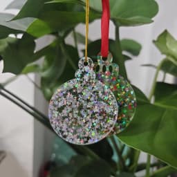 Christmas Tree & Snowflake Round Mold for Epoxy Resin DIY Jewelry Making Pendant Craft Christmas Party Gift Idea