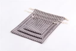 Cotton Drawstring Bags for Wedding Christmas Gift DIY Package Small Plain Pouches Home Dustproof Storage Sacks Case